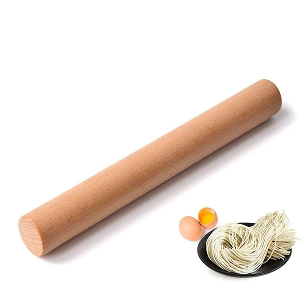 Rouleau à Pâtisserie en Bois de Hêtre – Mini Rouleau pour Pâte et Pâtisserie (16cm, 25cm, 30cm, 40cm)